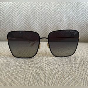Tom Ford Heather 60mm Polarized Front Square Sunglasses